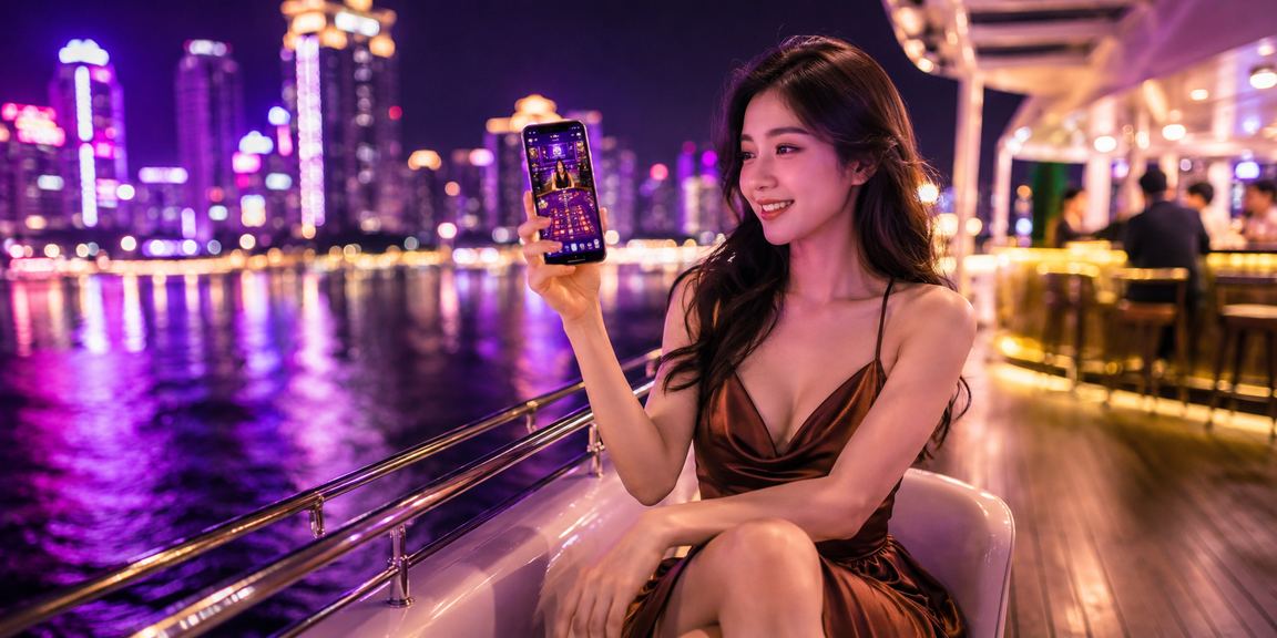 Người dùng chơi casino trên điện thoại tại quán cà phê ở Nha Trang